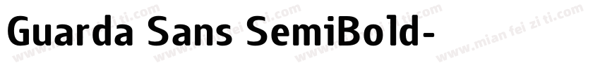Guarda Sans SemiBold字体转换